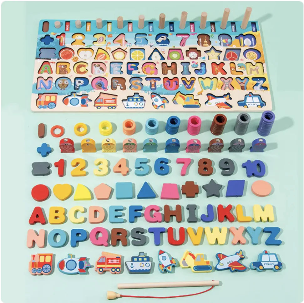 Set Educativo Montessori de Madera