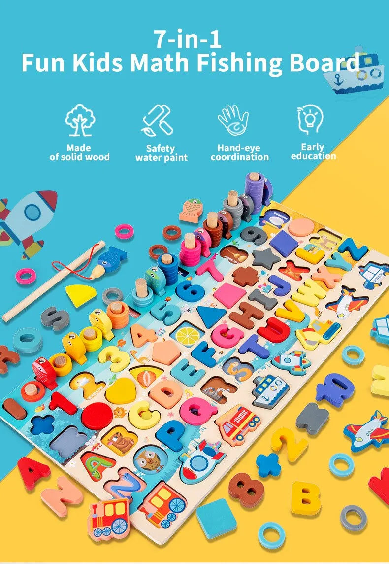 Set Educativo Montessori de Madera