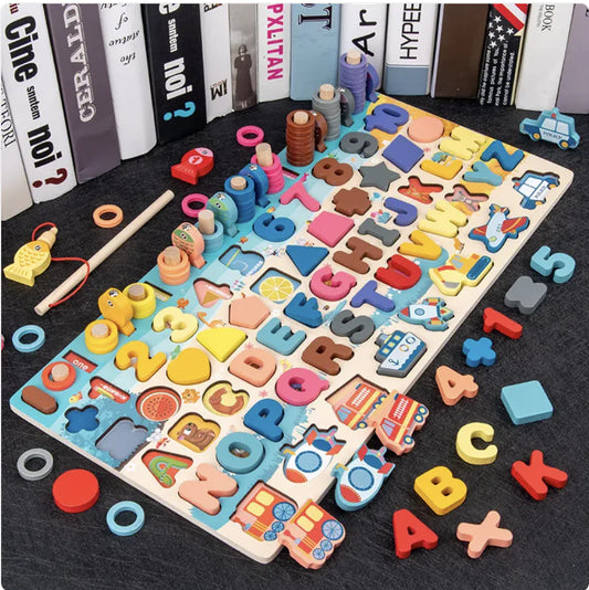 Set Educativo Montessori de Madera