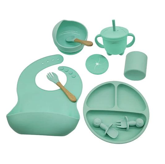 Set de Vajilla de Silicona para Bebés