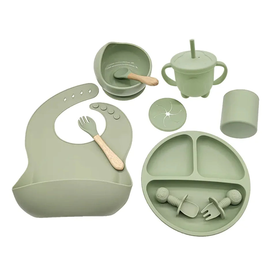 Set de Vajilla de Silicona para Bebés
