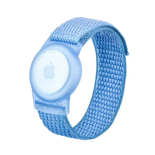 Brazalete Nylon AirTag para Niños - Azul