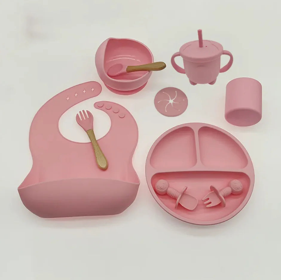 Set de Vajilla de Silicona para Bebés