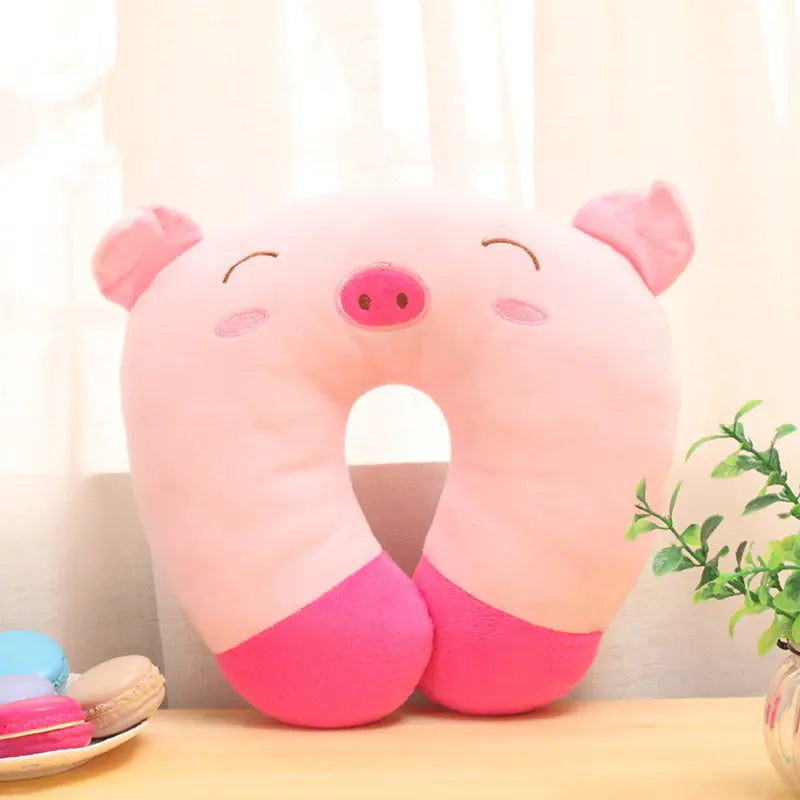 Almohada de Viaje para el Cuello de Dibujos Animados para Niños