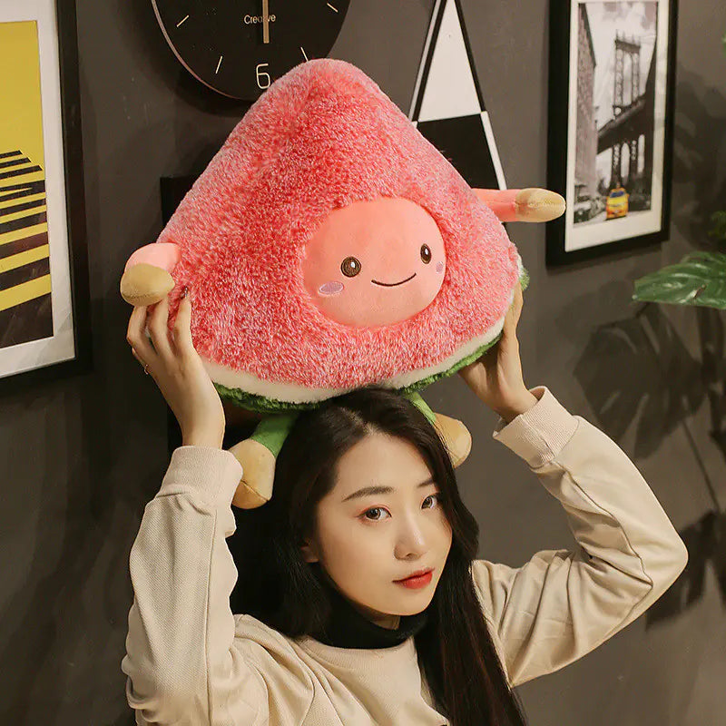 Peluches Frutales para Niños: Sandía y Cereza