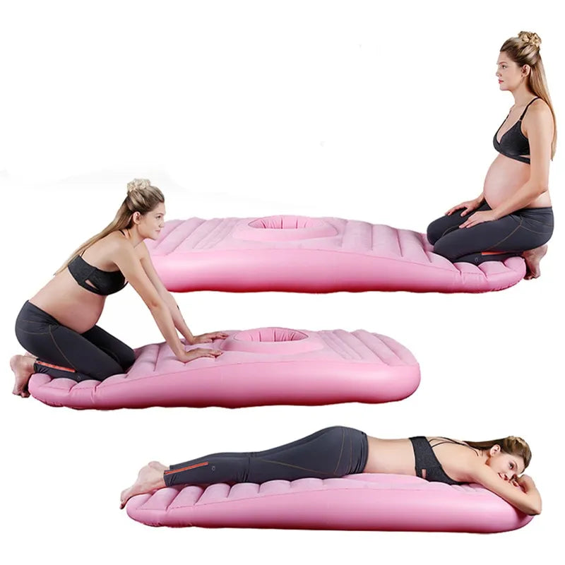Almohada Inflable para Embarazo y Colchoneta de Yoga
