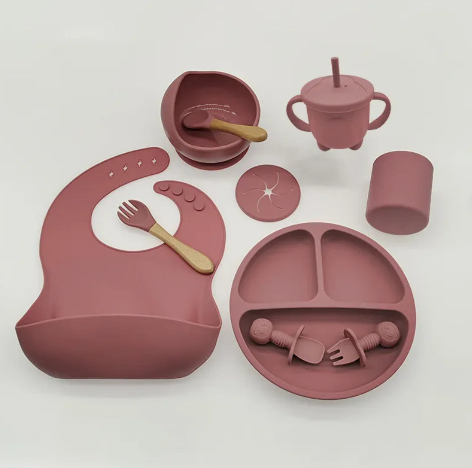 Set de Vajilla de Silicona para Bebés