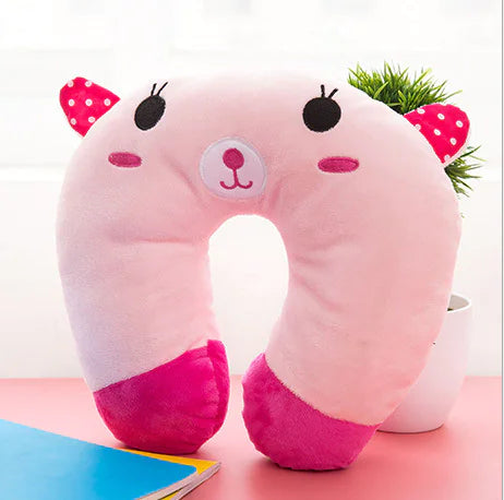 Almohada de Viaje para el Cuello de Dibujos Animados para Niños