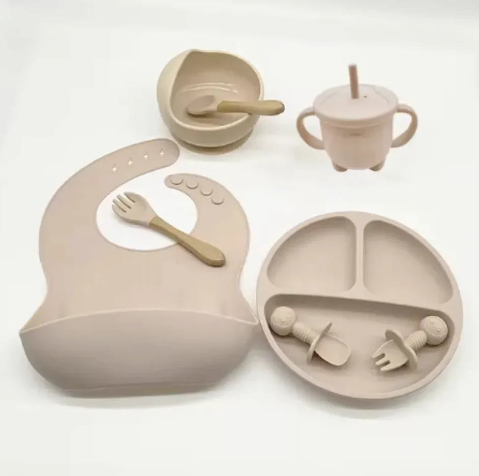Set de Vajilla de Silicona para Bebés
