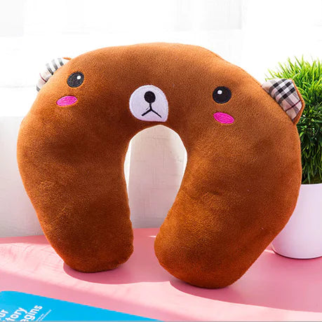 Almohada de Viaje para el Cuello de Dibujos Animados para Niños